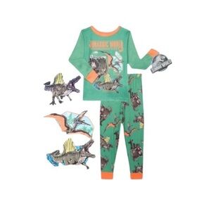 Jurassic World Dinosaur Adventure Green Pajama Set for Kids